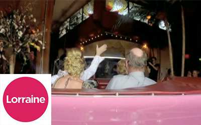 Lorraine Show on ITV Visits Las Vegas Weddings